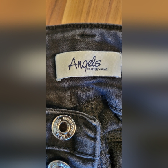 ANGLES black denim jeans size 14 - Picture 5 of 8